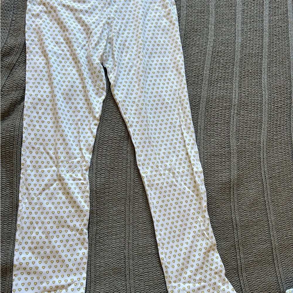 roller rabbit hearts yellow pajamas
